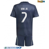 Maglie da calcio Real Madrid Vinicius Junior #7 Seconda Maglia Bambino 2025-26 Manica Corta + Pantaloni corti)